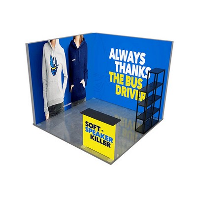 10' Backlit Trade Show Display - Design 3 (Single Sided)