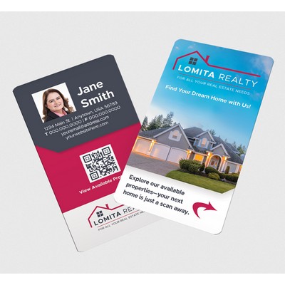 Full Color 2-Sided White Vinyl Business Card (3.5" x 2")