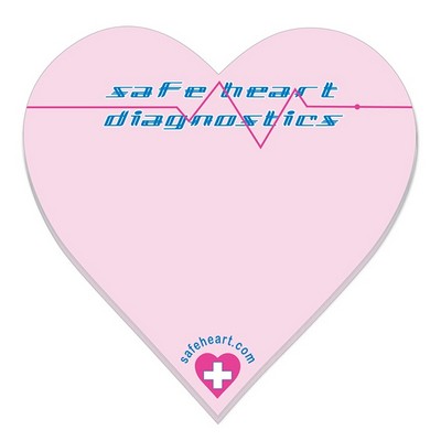 Adhesive Note Shape - Heart (5.5x5.5) - 25 Sheets