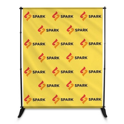 5' x 6' Step and Repeat Adjustable Banner Stands Package