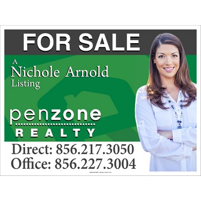 4 Mm Corrugated Plastic Outdoor Lawn Sign (36" x 48")