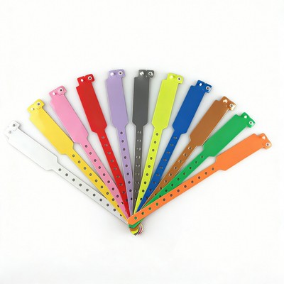 Disposable Waterproof Reflective Wristbands with Silkscreened Imprint