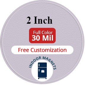 Magnet - 2" Diameter Circle - 30 Mil