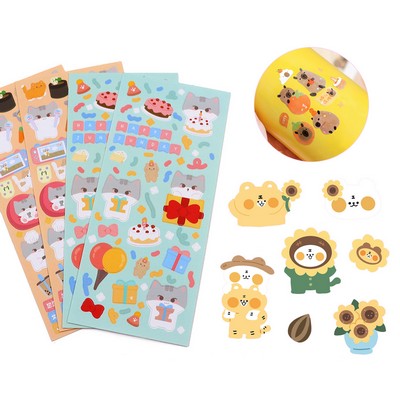 5"x7" Custom Shape Sticker Sheets