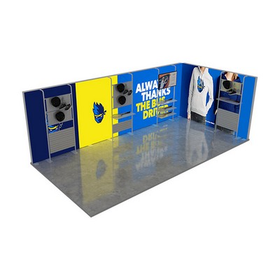 20' Backlit Trade Show Display - Design 5 (Single Sided)