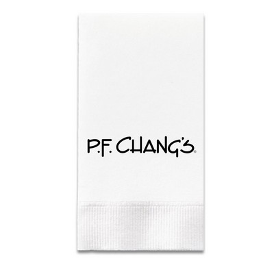 2-Ply White Dinner Napkin - 1/8 Fold, FSC Certified - High Line