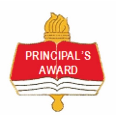 Scholastic Lapel Pin - 1" Enamel - "Principal's Award"