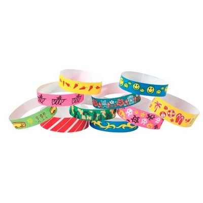 Stock Preprinted Tyvek Event Wristband (Rock)