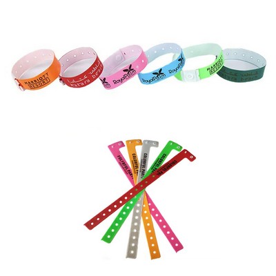 Custom Printed L-Shape Vinyl Wristband