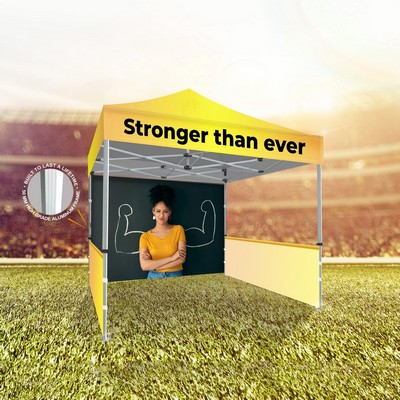 10x10 Platinum LifeTime Tent with Full Color Canopy, Back Wall and Side Walls