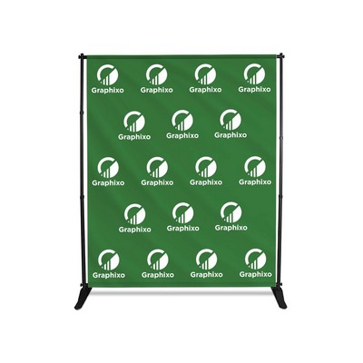 5' x 6' Step and Repeat Adjustable Banner Stands (Graphic only)
