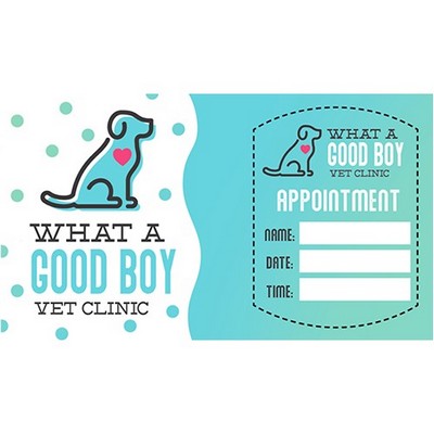 Barrel Rectangle Sticker Appointment Card (3.5" x 2")