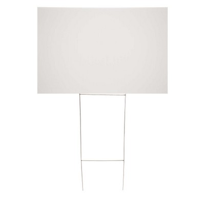 24" x 18" Corrugated Plastic Sign Kit (Blank)