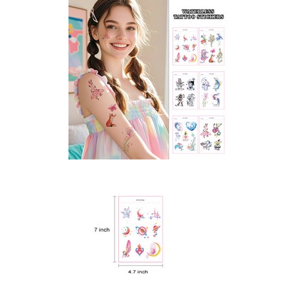 Waterproof Tattoo Stickers Sheet