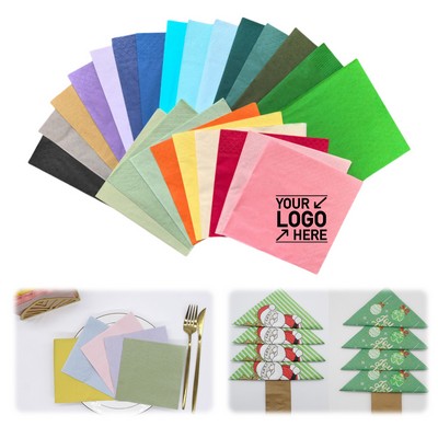 Disposable Multicolor Beverage Napkin