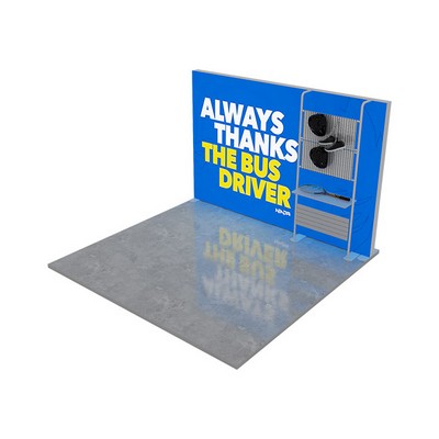 10' Backlit Trade Show Display - Design 6 (Single Sided)
