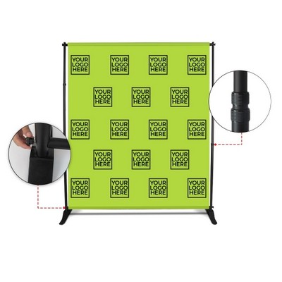 6' x 8' Step and Repeat Adjustable Banner Stands package