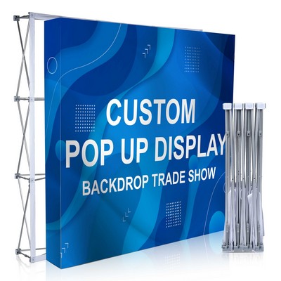 Custom Fabric Pop Up Straight Display