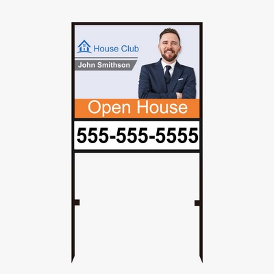 Real Estate Frame Double Sided 24" X 18"