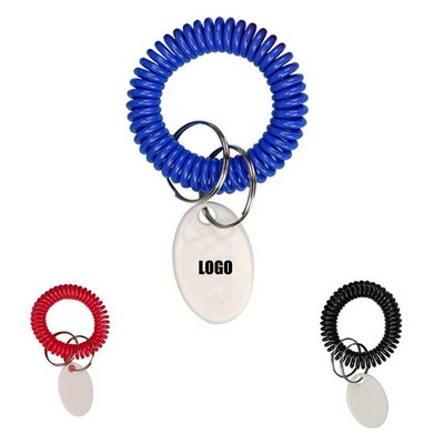 Spiral Wristband With Tag