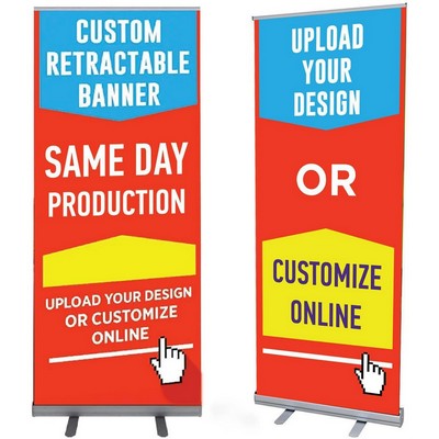 33"x79"Custom Retractable Banner