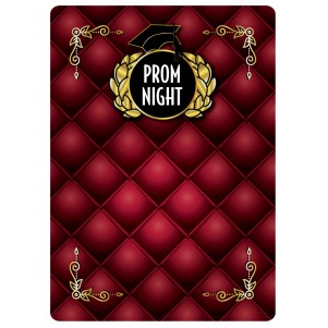 Royal Prom Theme Poker Size Playing Cards