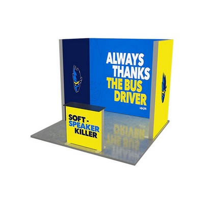 10' Backlit Trade Show Display - Design 4 (Double Sided)