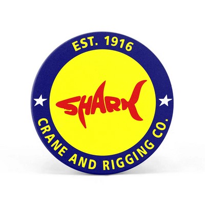 3.5" x 1.5mm Circular Pulpboard Coaster - Full color print - Double-sided