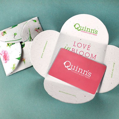 Double-Sided Seed Paper Petal Cards