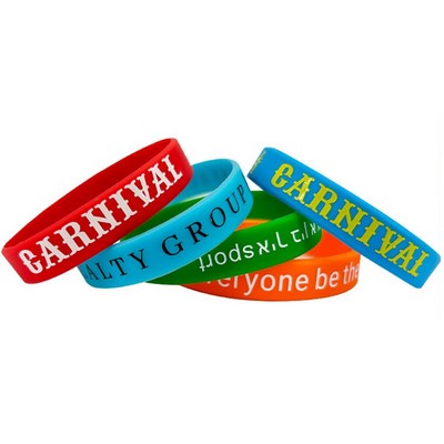 1/2" Printed Silicone Bracelet