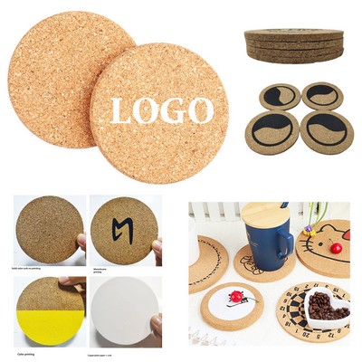 Eco-friendly wooden round coasters